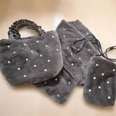 ⭐本日のみ値下げ⭐tiedeur　三点セット　バッグ、マフラー、ポシェット