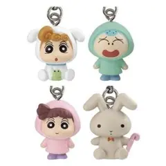 4種 クレヨンしんちゃん めじるしアクセサリー2 パステルカラー