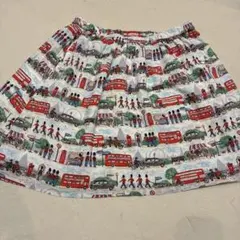 Cath Kidston ロンドン柄 フレアスカートのサムネイル