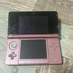 Nintendo 3DS 本体 ピンク ポケモンシール付き　ジャンク品