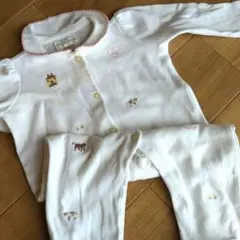 Rafaela Luman 動物刺繍ロンパース 70
