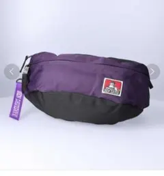 BEN DAVIS ウエストバッグ パープル×ブラック