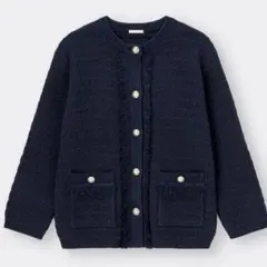 ★新品★GU ダブルポケットカーディガン