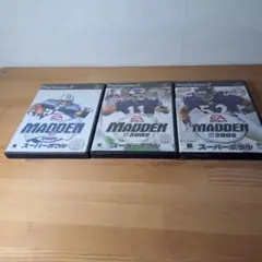 プレステ2マッデンNFLスーパーボウル2001 2002 2005 3本セット