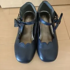 CHOPIN ブラック フォーマルシューズ 21.0cm