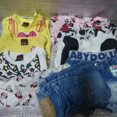 ディズニー BABYDOLL ロンT ズボン パーカー薄手 まとめ売り