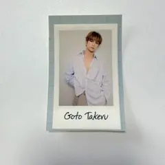 【匿名発送】INI 写真集 タワレコ ステッカー 後藤威尊