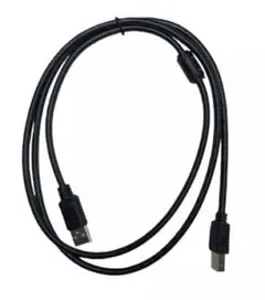 USB A - USB Bケーブル 黒