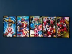 スーパー戦隊50thアニバーサリーシート(5枚1セット)