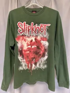 Slipknot 長袖 Tシャツ カーキ Lサイズ　2001年オリジナルのサムネイル