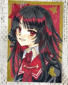 魔法少女ノ魔女裁判　まのさば　二階堂ヒロ　手描きイラスト　ファンアート