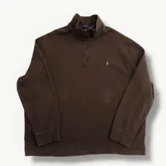 b*d様 【ま】00’s 古着 ポロラルフローレン ハーフジップ スウェット