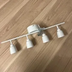 IKEA ホワイト 4灯 スポットライト 天井取り付け クヌートボー