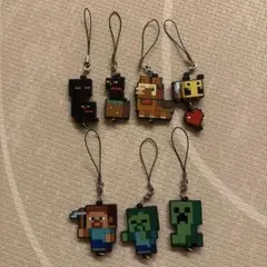 1番くじ　Minecraft 繋がるキーホルダー　7個セット　マイクラ