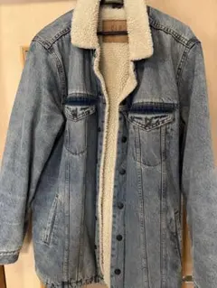 【GAP 】デニムジャケット M ボア裏地付き