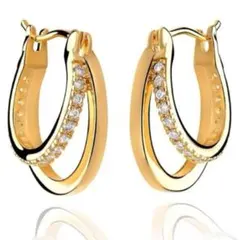 ピアス レディース リングピアス フープピアスス 金属アレルギー対応 14k★★