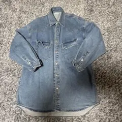 GU オーバーサイズ　デニムシャツ