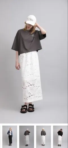 SACRA LEAF RASCHEL LACE SKIRT 38のサムネイル