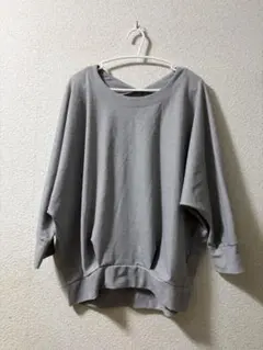 しまむら シャツ グレー M