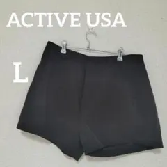 ACTIVE USA ブラック ショートパンツ 【L】カジュアル