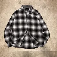 フランネルシャツ ブラック