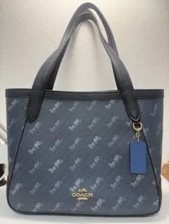 明日17時までセール中！COACHコーチ トートバッグ ホースキャリッジ馬車柄