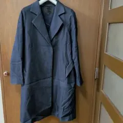 UNTITLED ネイビー トレンチコート