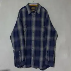 90s00s セントジョンズベイ オンブレチェック　ヘビネル　XL