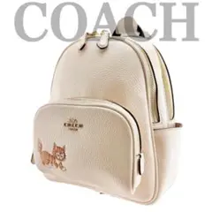 ✨希少美品✨COACH コーチ　ミニ コート バックパック　ダンシング キトゥン Amazon.co.jp: コーチ バッグ リュック レディース COACH