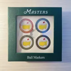 【新品未使用】MASTERS ボールマーカー 4個セット マスターズゴルフのサムネイル