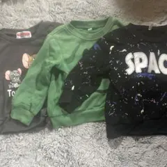 【秋冬まとめ売り】トレーナー3枚セット 男の子 90センチお得