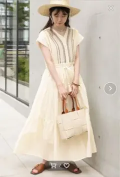 刺繍ティアードワンピースのサムネイル