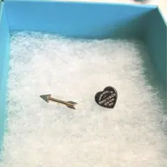 Tiffany ハートタグ ＆ アロー ピアス
