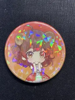 学マススマイルベースカフェコラボ　ミニキャラ缶バッジ　花海佑芽