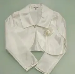 BeBe ボレロ 女の子　白　110㌢　入学式　発表会　べべ　ショートジャケット