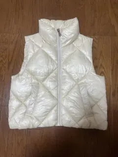 ZARA アイボリー ダウンベスト 13-14