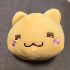 美品　みかん　もちふわまるにゃん パステルぬいぐるみ