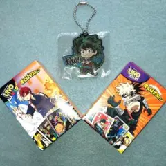 僕のヒーローアカデミア UNOカードセット アクリルキーホルダー　未使用美品