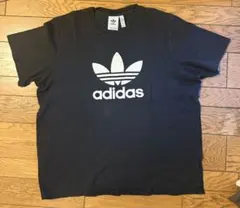 adidas 黒 Tシャツ XL