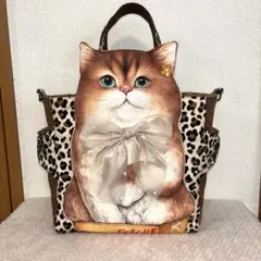 コヤンイサムチョン　超Big赤ちゃん猫と友達　サイドポケットトート