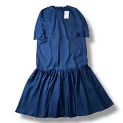 新品 現行 ASTRAET アストラット ケープスリーブ ペプラムワンピース