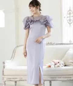 FRAY I.D オケージョンドレス 結婚式 シアー フリル パーティー