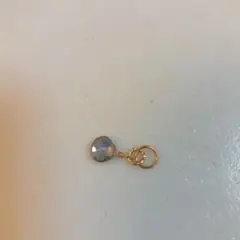 ミスティックブルートパーズ　天然石チャーム
