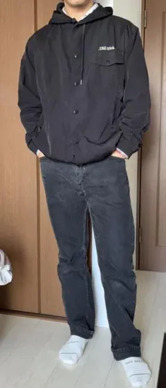 niko and… コーチジャケット Old trick ブラック M