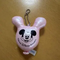東京ディズニーリゾート ミッキー バルーン キーホルダー ピンク