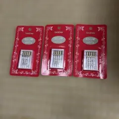 ブラザー ミシン針 家庭用11番 ５本入り　3セット
