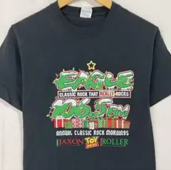 フェス　EAGLE 106.5FM 限定ロックTシャツ 海外　ポート＆カンパニー