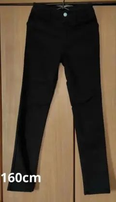 美品✰黒スキニーパンツ 160cm✰