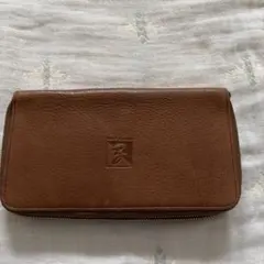 USED[IMA] 【イーマ】 イタリアンレザー 本革 財布 チェーンリング付き 