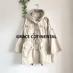 GRACE COTINENTALグレースコンチネンタル　美品　ミリタリーブルゾン GRACE CONTINENTAL（グレースコンチネンタル） クロップドミリタリー